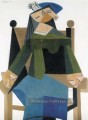 Femme assise dans un fauteuil 6 1941 cubiste Pablo Picasso